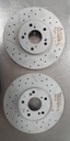 Discos delanteros ventilados perforados para Honda Accord Coupe EX/Sedan EX 11-12