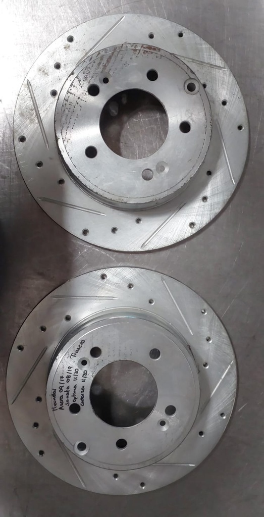 Discos traseros perforados para Hyundai Azera/Sonata 08-20