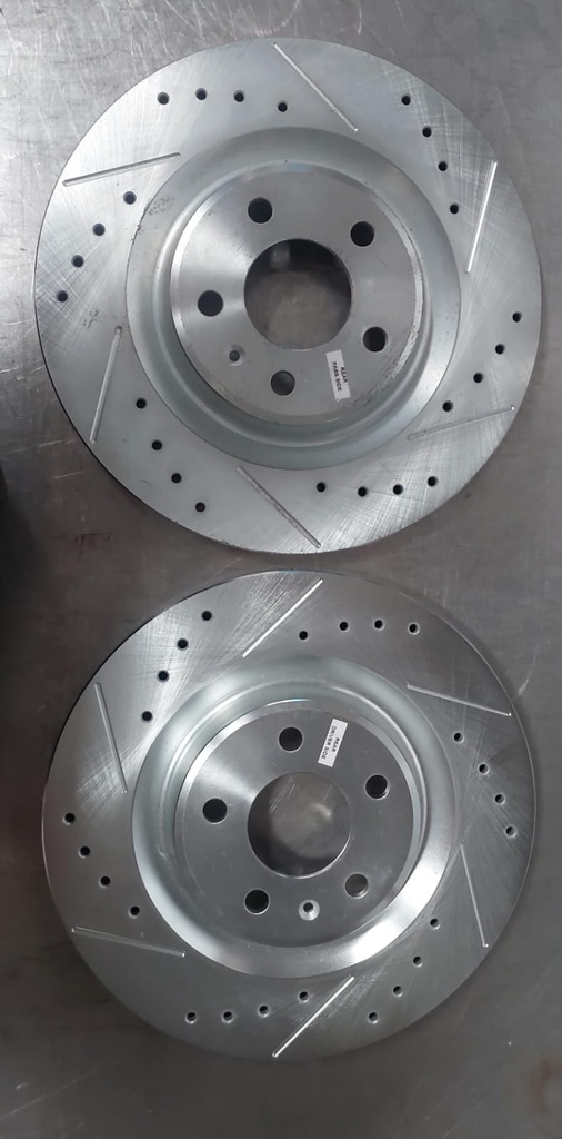 Discos traseros perforados ventilados para Audi A4 2017-2020