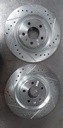 Discos traseros perforados ventilados para Audi A4 2017-2020