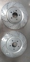 Discos delanteros ventilados perforados para Nissan 370Z/Infiniti QX70 12-23