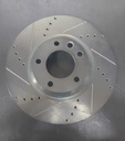 Disco delantero derecho perforado ventilado para Audi Q7 2008-2015