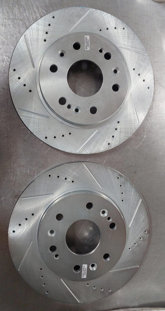 Discos delanteros ventilados perforados para Chevrolet Avalanche/Silverado 1500/Tahoe/Suburban 05-20