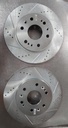 Discos delanteros ventilados perforados para Chevrolet Avalanche/Silverado 1500/Tahoe/Suburban 05-20