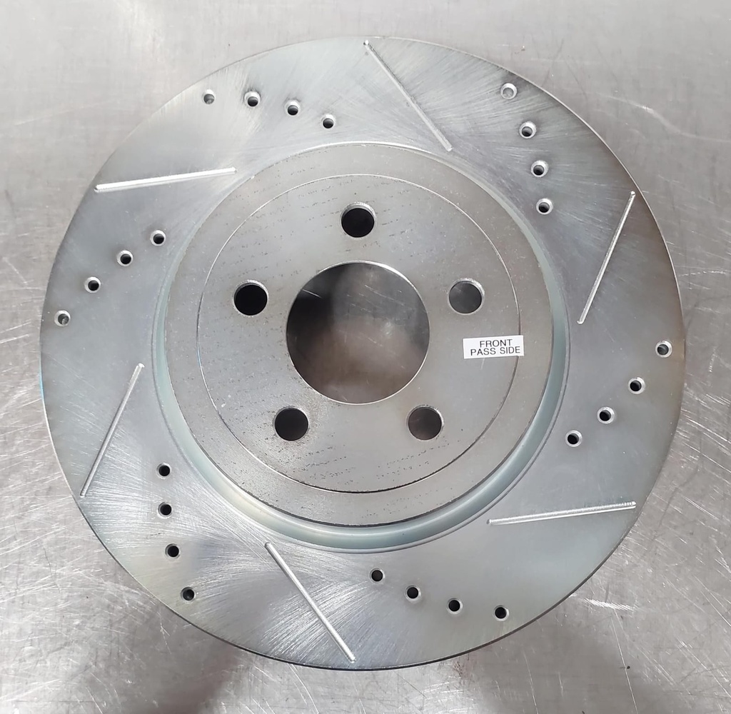 Disco delantero derecho ventilaado perforado para Dodge Challenger GT/Charger 17-18