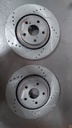 Discos delanteros ventilados perforados para Toyota Highlander 08-13