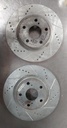 Discos delanteros ventilados perforados para Toyota Scion/Lexus ES350 07-18