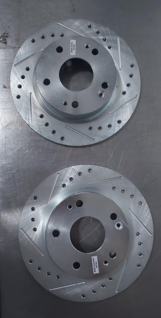 Discos traseros perforados para Honda Civic 2016-2023