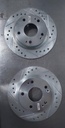 Discos traseros perforados para Honda Civic 2016-2023