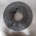 Disco delantero derecho ventilado perforado para Toyota FJ Cruiser/4Runner/Tacoma/Hilux 2009-2022