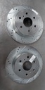 Discos traseros ventilados perforados para Chevrolet Silverado 1500/Tahoe/Suburban 1500/Avalanche 2007-2020