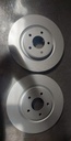 Discos delanteros ventilados solidos para Ford Edge 2008