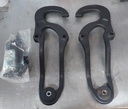 Ganchos de remolque delanteros para Dodge Ram 1500 2009-2019