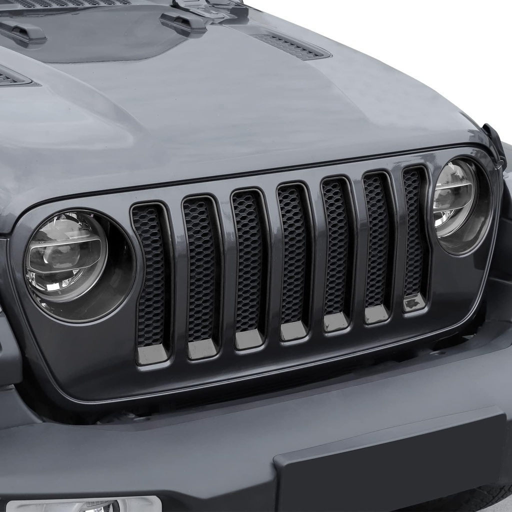 Rejillas (Negras) para Parrilla Jeep JL / Unlimited 2018-2023