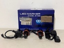 Bombillas LED H8 de 20W con Iluminación de 360 ​​grados en color rojo / para vehículos de la marca BMW.