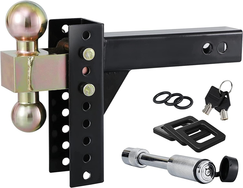 Enganche de Remolque Ajustable con Caída de 6"