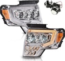 Luces Delanteras LED DRL / Doble Proyector de Luz para Ford F150 2009-2014