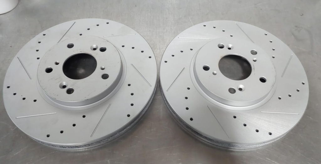 Discos delanteros perforados ventilados para Honda CR-V/Acura RDX  2007-2015