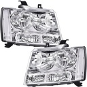Luces Delanteras Cromadas Chevrolet Silverado 2007-2014 / Avalanche / Tahoe / Suburban 2007-2013.