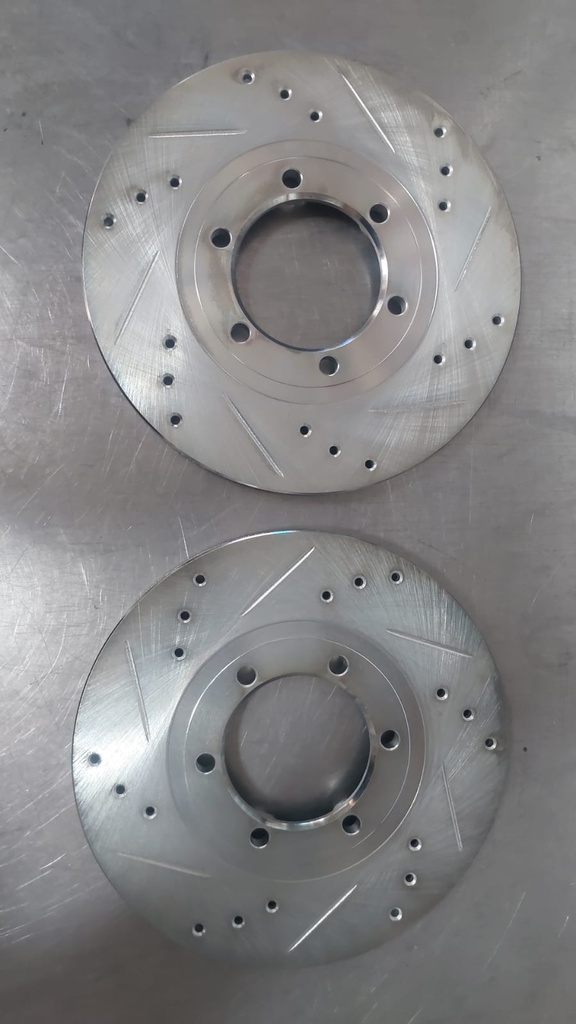Discos delanteros ventilados perforados para Mazda B2000/B2600 1986-1993