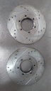 Discos delanteros ventilados perforados para Mazda B2000/B2600 1986-1993