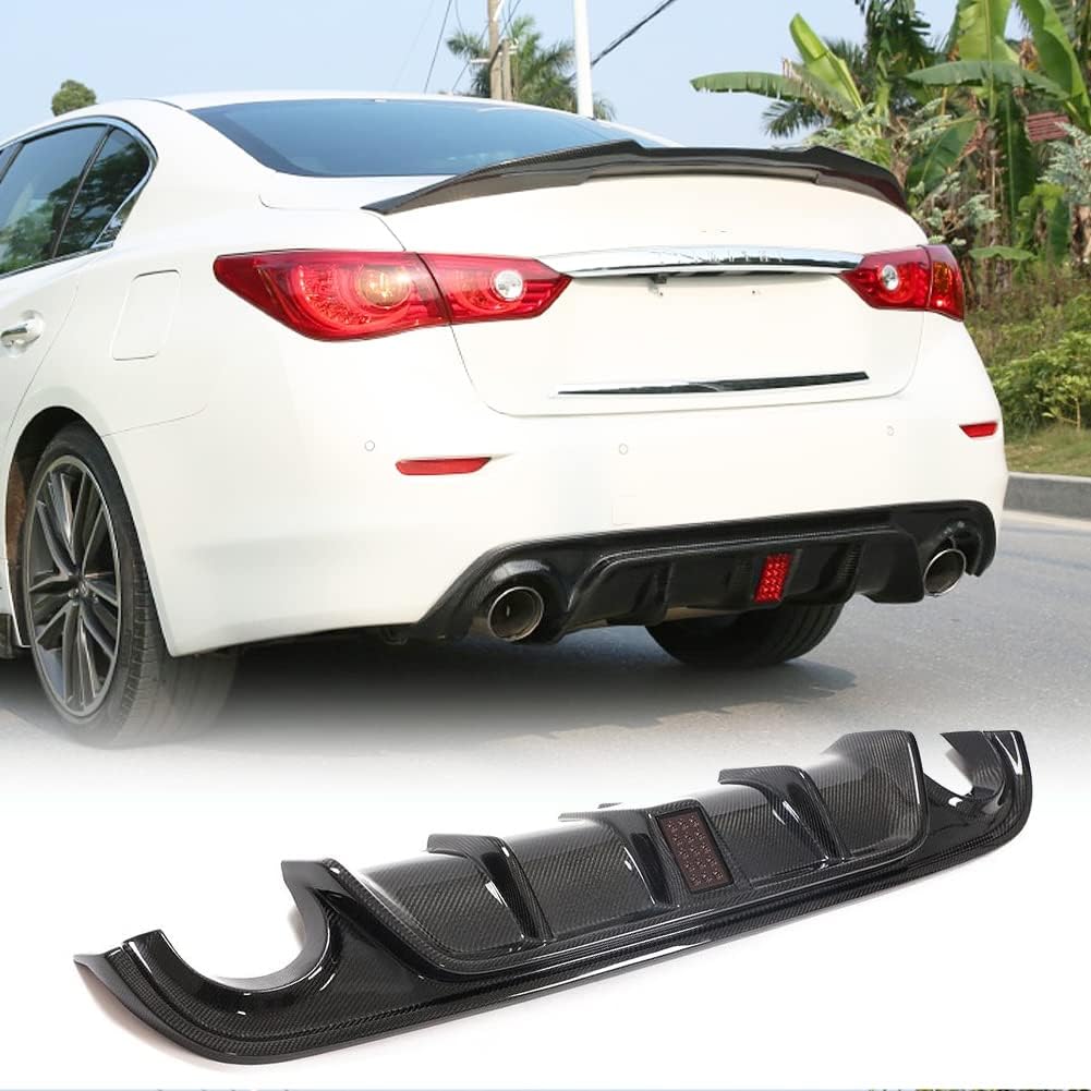 Lip Difusor de Bumper Trasero para Infiniti Q50 / Q50S 2014-2017.