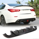 Lip Difusor de Bumper Trasero para Infiniti Q50 / Q50S 2014-2017.