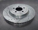 Disco delantero izquierdo perforado ventilado para Dodge Challenger GT/Charger/Magnum 2012-2022