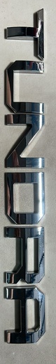 Letras Cromadas para Toyota Tundra