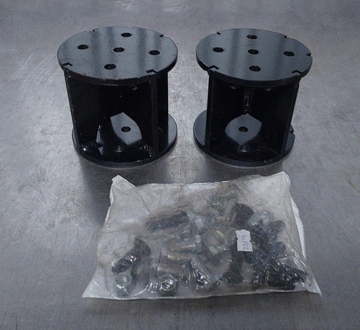 Kit de espaciadores de resorte neumático universales de 4"