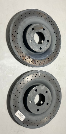 Discos delanteros perforados ventilados para Chevrolet Corvette 2005-2013