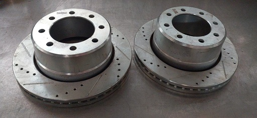 Discos traseros perforados ventilados para Dodge Ram 2500 / RAM 3500 2009-2024