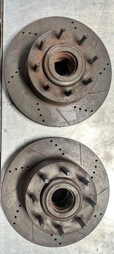 Discos delanteros perforados ventilados para Ford F-250 Super Duty 4x2 2013-2022