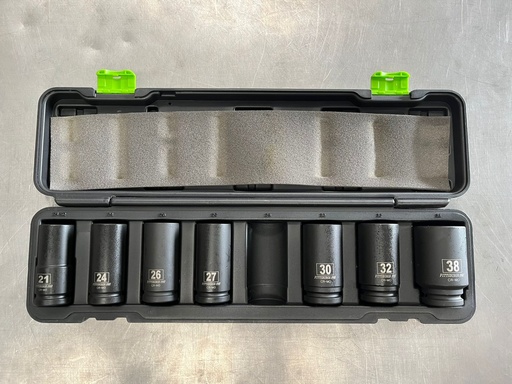 Set de 7 cubos de impacto de 3/4".