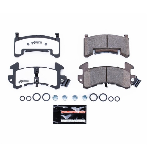 Pastillas de freno delanteras fibra carbón/cerámica Chevrolet Camaro 1983-1992 / S10 1982-1995 / El Camino 1982-1987 / S10 Blazer 1989-1994.