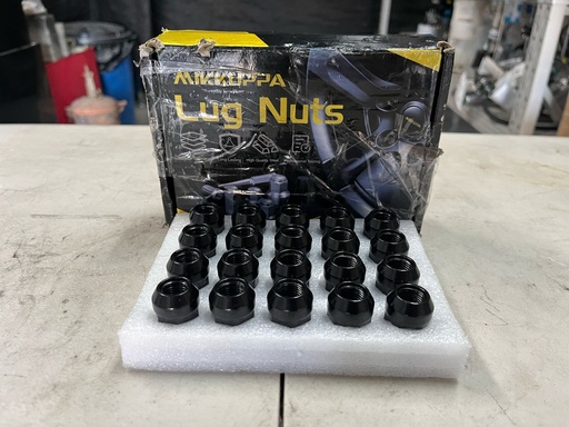 Juego de 20 Ranas Negras en 1/2x20"