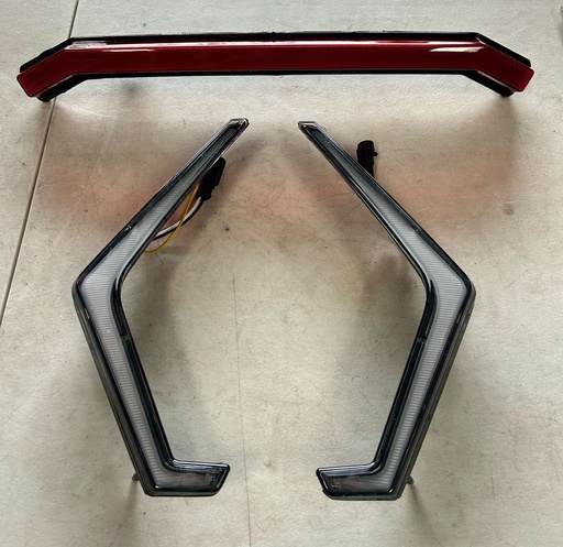 Luces de señal de giro y luz de freno central para Polaris RZR XP 1000 Turbo 2019 al 2021 / Sportsman 1000 XP 2017 al 2018