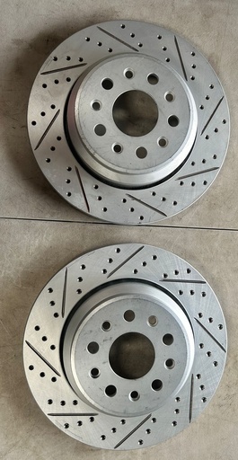 Discos traseros Perforados / Ventilados para Maserati Ghibi 2014 al 2016 Díametro (320mm)