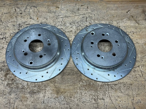 Discos Traseros Perforados para CRV 2005-2016 / Acura RDX 2007-2018.
