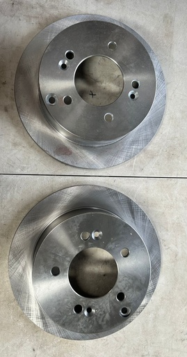 Discos traseros Sólidos para Hyundai Sonata 2006 al 2010 / Tucson 2005 al 2009 / Kia Óptima 2007 al 2010 / Sportage 2005 al 2010