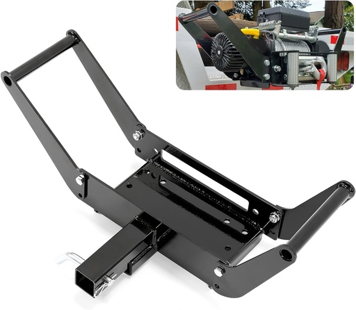 Placa Universal de pegadero 2" para Montaje de Winch capadidad 1500lbs