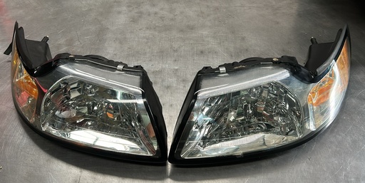 LUCES DELANTERAS CROMADAS FORD MUSTANG 99/04
