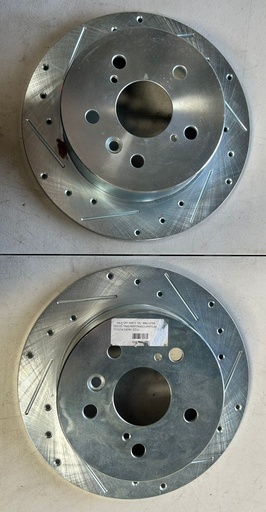 Discos traseros Perforados / Sólidos para Toyota Camry 2007 al 2011 / Avalon 2008 al 2012 / Lexus ES350 2007 al 2012