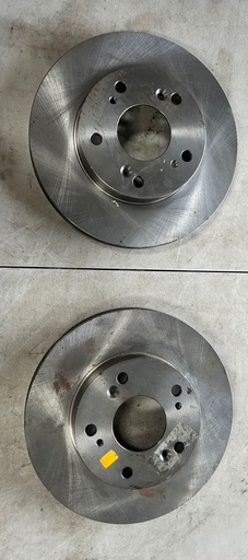 Discos delanteros Ventilados para Honda Civic 2004 al 2011 / CR Z 2011 al 2015 / RSX 2002 al 2006 Diámetro: (261mm)