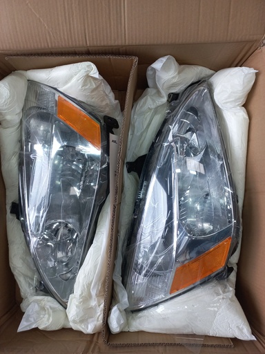 Luces delanteras cromadas para Honda Accord 2003 al 2007