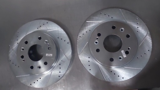Discos delanteros perforados y ventilados para Chevrolet Silverado/Tahoe/Avalanche/suburban 09-20
