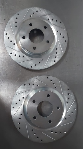 Disco delantero perforado y ventilado para Nissan Infiniti 07-08