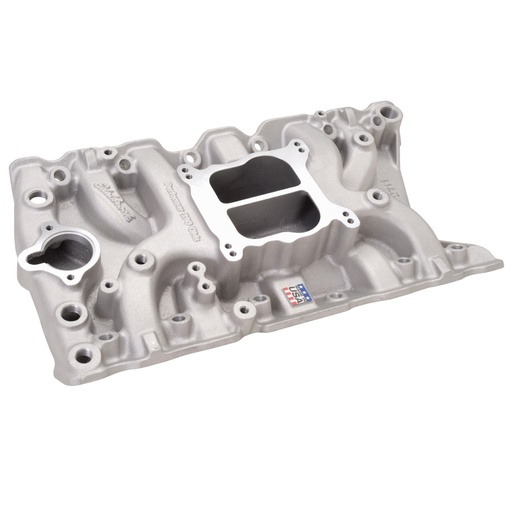 Colector de admisión Edelbrock Performer Olds 350 para Oldsmobile Small Block 307-330-350-403 1964 1985