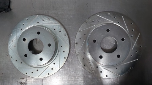 Disco trasero perforados solidos para Dodge Grand Caravan/Journey/VW Routan 09-20