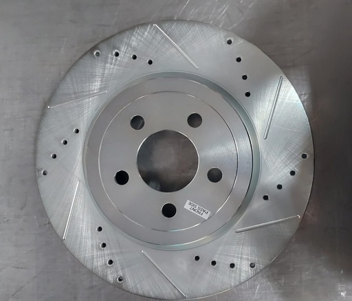 Disco delantero derecho perforado ventilado para CHRYSLER 300 13-14